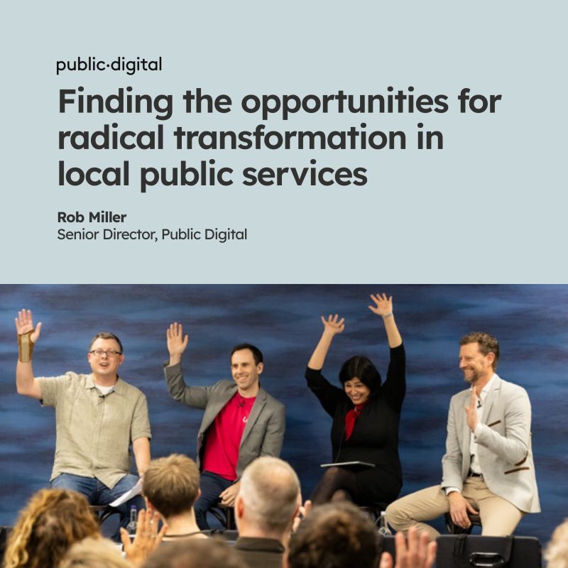 Our new report: Finding the opportunities for radical transformation in local public services,